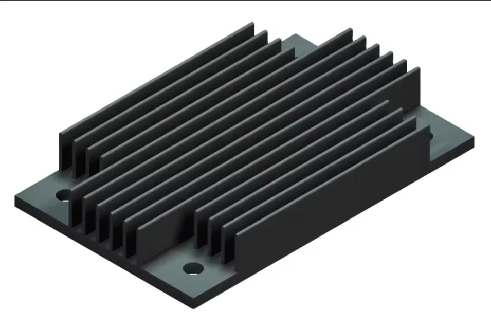 Passive Radiator Aluminum Extruded Heatsink for Amplifier Inverter Power Cooling Fabrication Services