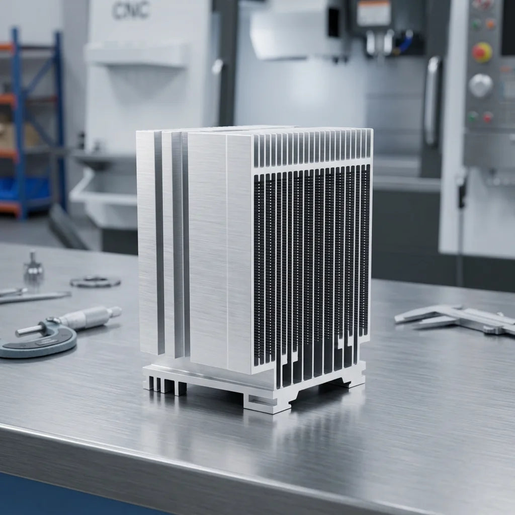 OEM Custom Aluminum Heat Sink CNC Machined Heatsink Cooling Radiator for LED Power Supply Electronics Industrial Equipment