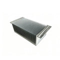 Two Side Flange Aluminum Extrusion Heatsink Uniform Thin Fin Aluminum Cooling Radiator for High Power Switching Power Supply