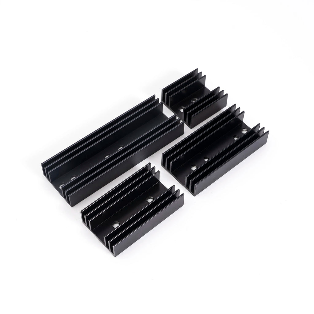 Passive Radiator Aluminum Extruded Heatsink for Amplifier Inverter Power Cooling Fabrication Services