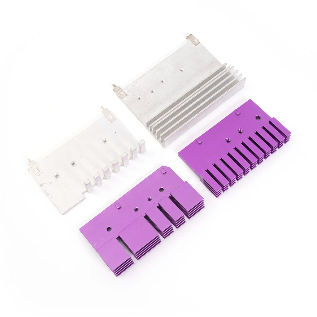 Passive Radiator Aluminum Extruded Heatsink for Amplifier Inverter Power Cooling Fabrication Services