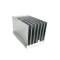 Integrated Bracket Flat Fin Aluminum Extrusion Heat Sink CNC Processed Aluminum Radiator for Welding Machine Power Source