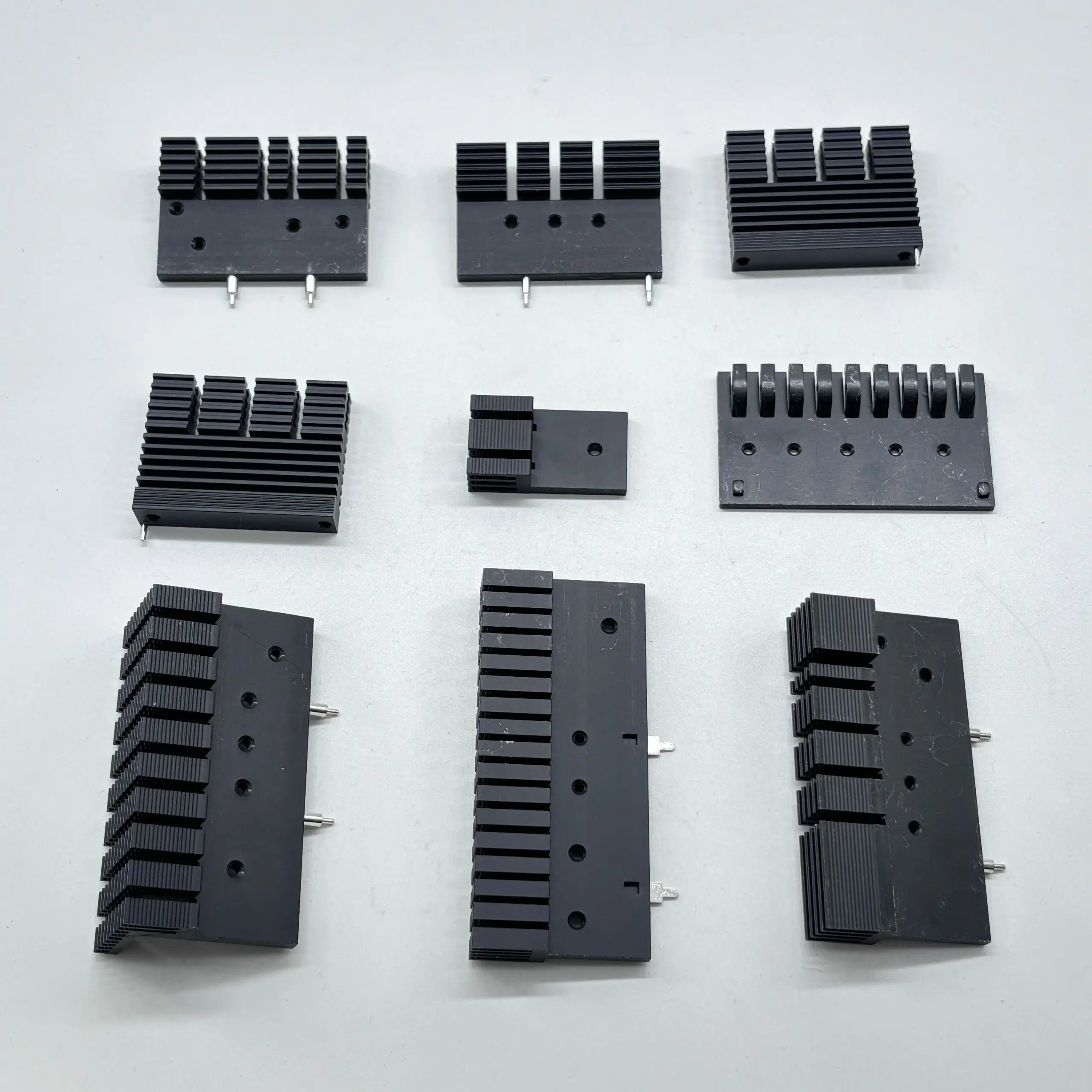 Durable Extruded Aluminum Power Supply Heatsink Efficient Heat Dissipation for LED Light Cooling