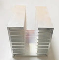 High Power Air-cooled Radiator Power Tube Radiator 80*80*100 Triode U-type Radiator 80*80*150mm WIND-COOLING RADIATOR Fan Cooled