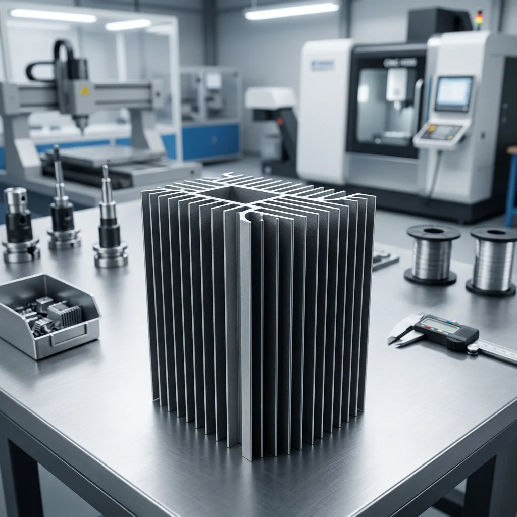 OEM Custom Aluminum Heat Sink CNC Machined Heatsink Cooling Radiator for LED Power Supply Electronics Industrial Equipment