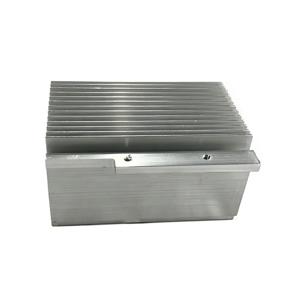 Integrated Bracket Flat Fin Aluminum Extrusion Heat Sink CNC Processed Aluminum Radiator for Welding Machine Power Source